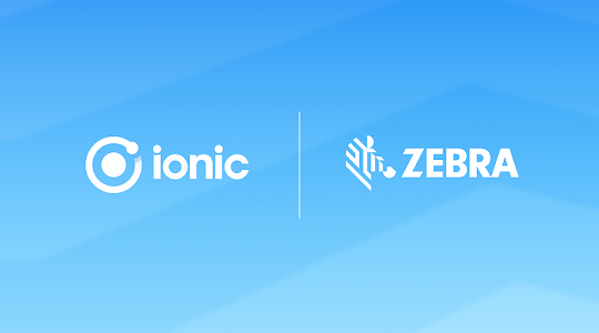 Ionic zebra banner